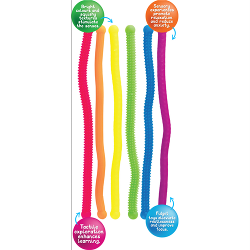 3481401 - Stretchy Fidgets Stretch Strings Set of 6  1